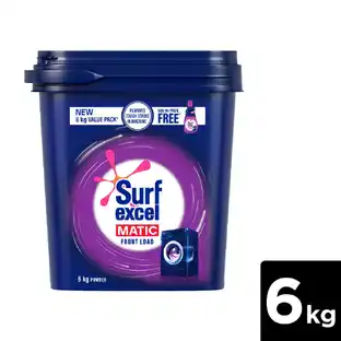 SURF EXCEL FRONT LOAD 6KG POWDER